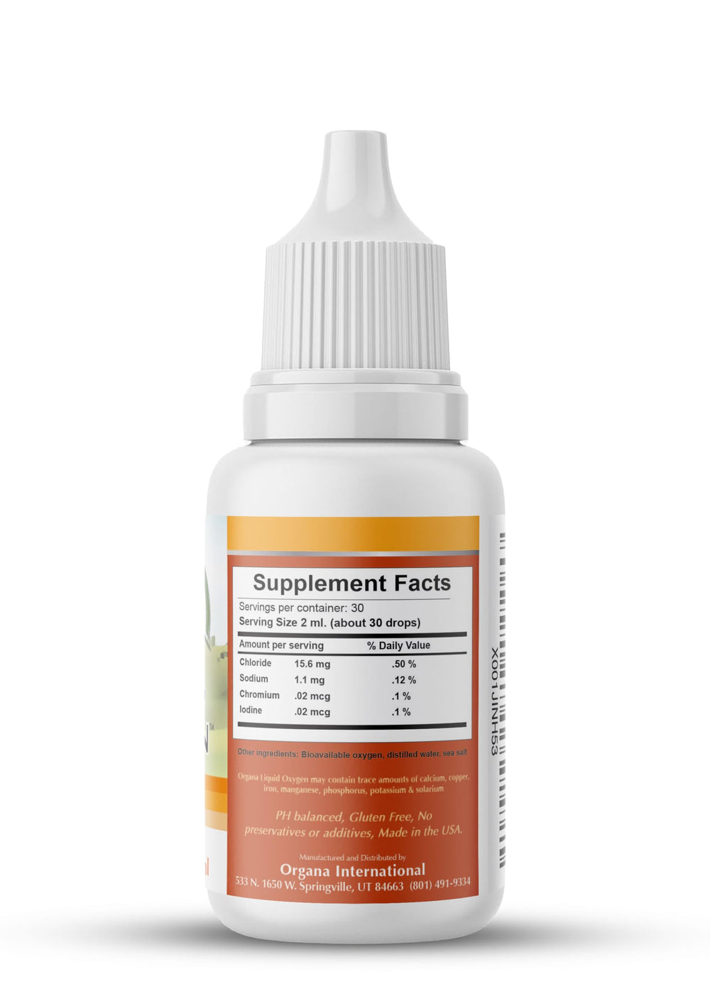 Lifestyle shot suggests Organa Drops may support focus and alertness.