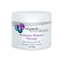Organic Excellence bio-progesterone cream 2oz pack for daily balance use.