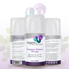 Organic Excellence Feminine Balance cream family-owned brand promise of care