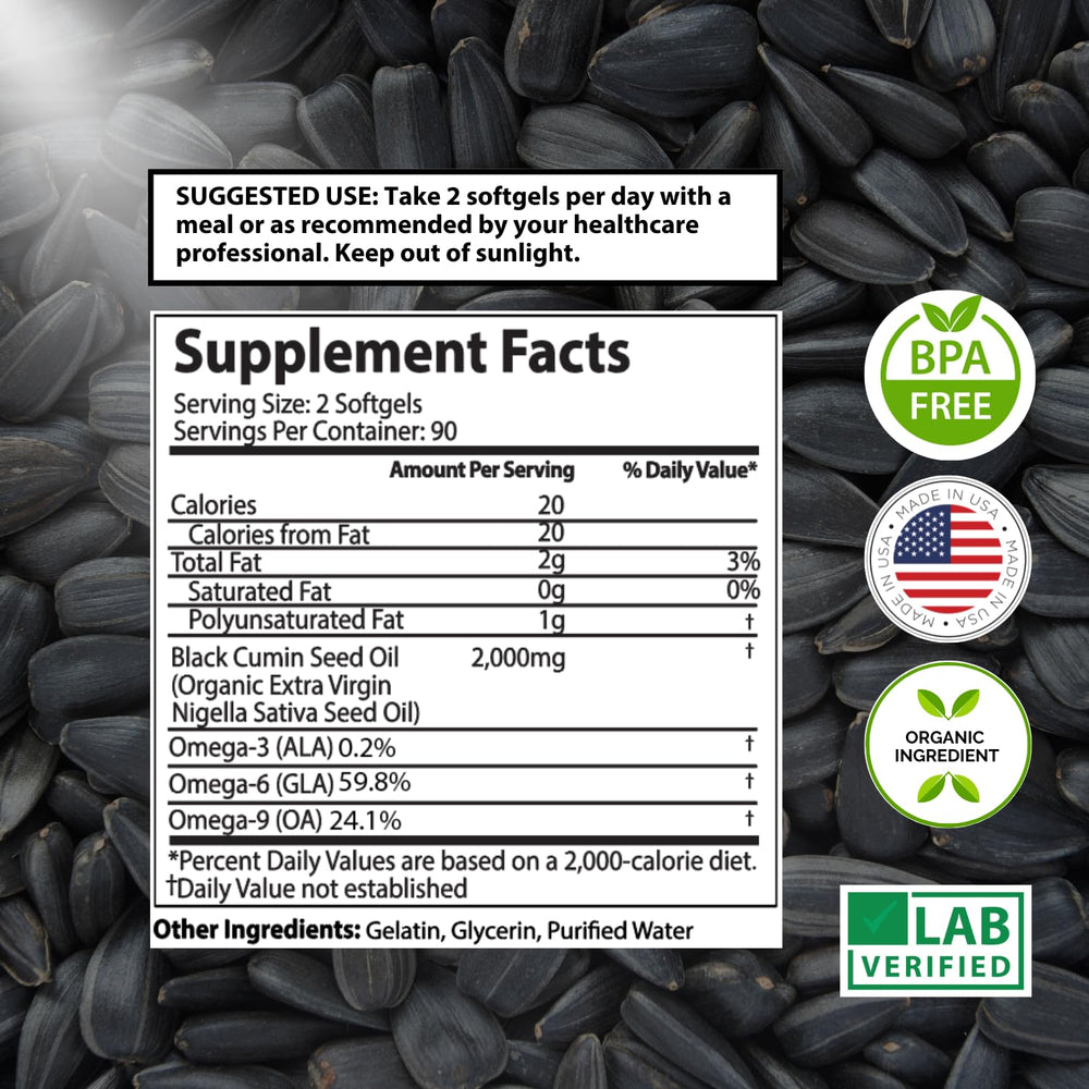 Organic USDA seal on packaging signals purity and organic sourcing.