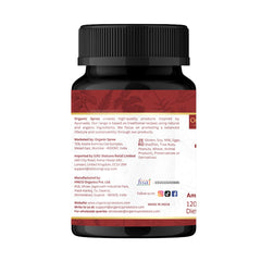 Bottle with dosage cue for daily wellness routine of ORGANIC SPREE Triphala