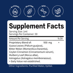 ORGANIHERBENCE brand label close-up signals quality and clarity of the blend.