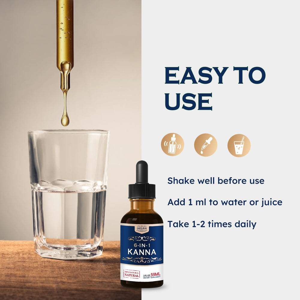 ORGANIHERBENCE kanna drops packaging ready for on the go.