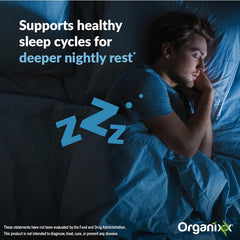 L-Theanine and GABA with Organixx Clean Sleep 3D for calm mood.
