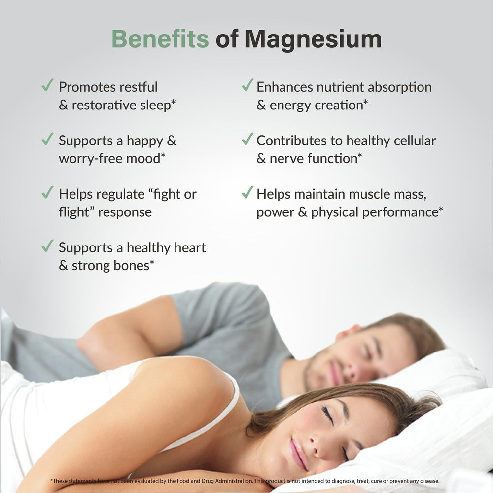 Organixx seven-forms formula graphic illustrating broad-spectrum magnesium support