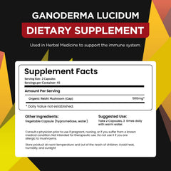 Organo OGX Ganoderma capsule close-up emphasizing easy-to-swallow design