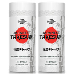Orinthalixium Takesumi bamboo charcoal bottle front view highlighting premium detox benefits