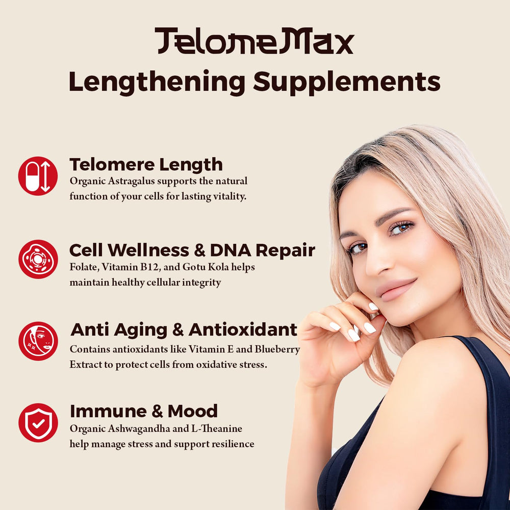 Orinthalixium TelomeMaxtelomere featuring gotu kola for antioxidant support.