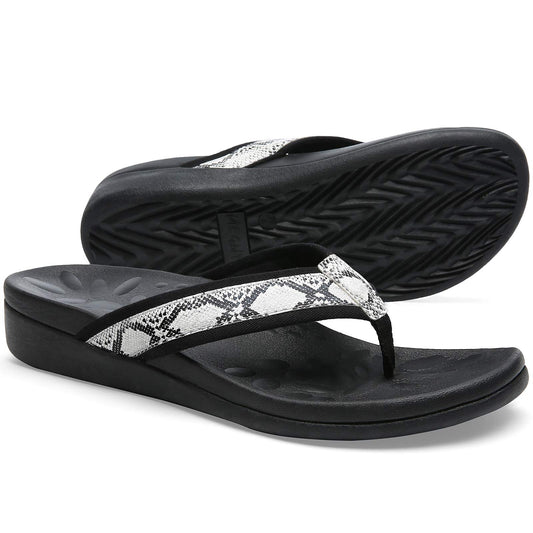 Orkii comfortable orthopedic flip flops with arch support for everyday walking