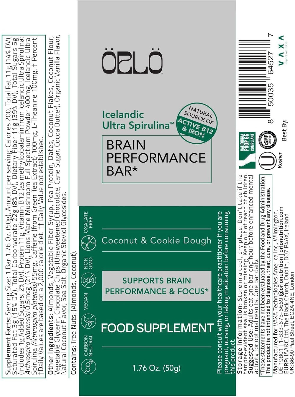 Orlo Brain Bar post-workout recovery scene suggests replenishment.