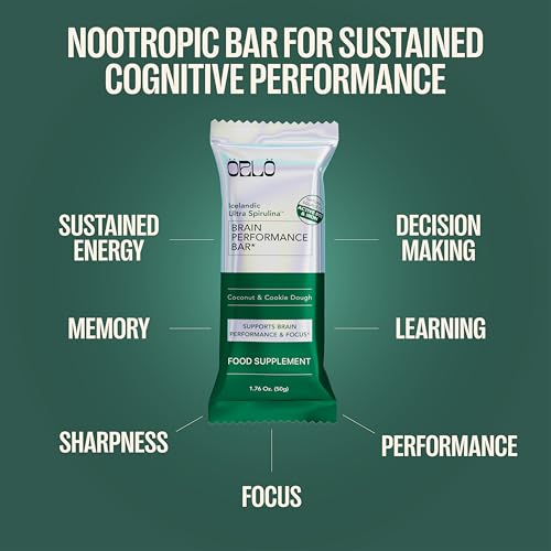 Orlo Brain Bar vegan protein serve highlights Lions Mane for concentration.