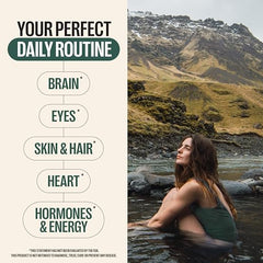 Orlo eye health softgels emphasizing retinal support