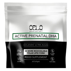 Orlo Prenatal DHA bottle front—mercury-free algae oil for expectant moms