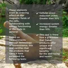 Mood and vitality potential highlighted in ORMUS Patagonia bottle.
