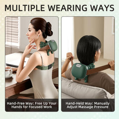 OROMVO neck massager uses skin-friendly materials for comfortable sessions.