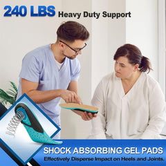OrthoComfoot easy-to-replace insoles fit work boots and sneakers.