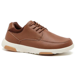OrthoComfoot men's arch-support sneakers providing cushioned steps for everyday walking.