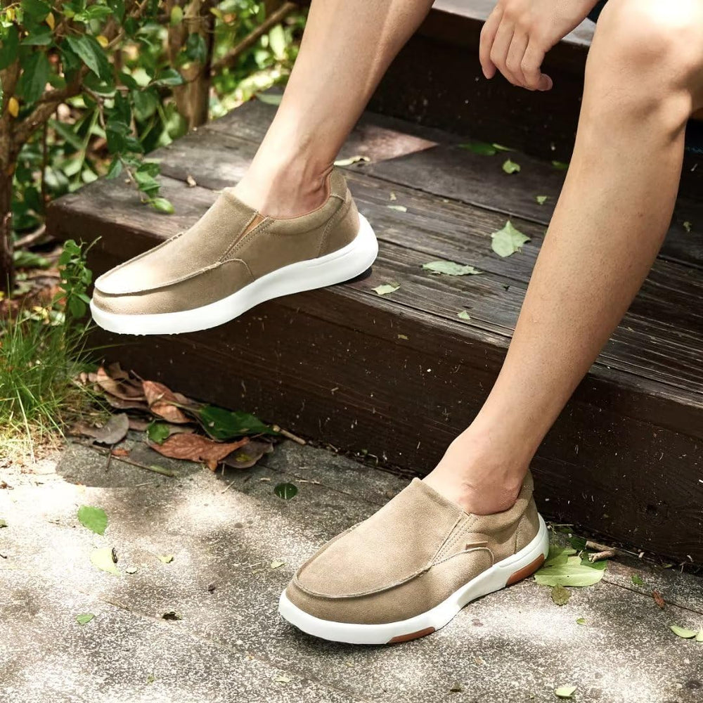OrthoComfoot loafers top view shows easy slip-on design and secure fit.