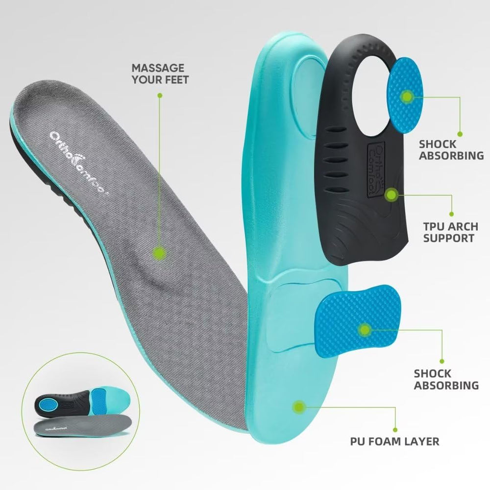 OrthoComfoot breathable canvas upper keeps feet cool