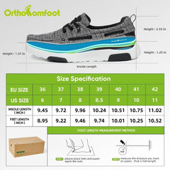 OrthoComfoot outsole grip pattern provides stable footing on different floors.