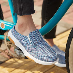 OrthoComfoot stability rubber outsole for solid traction on varied surfaces.
