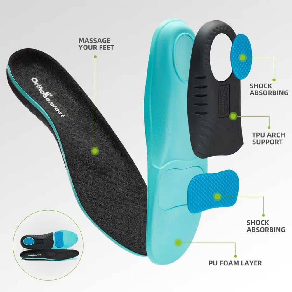 OrthoComfoot waterproof leather dress shoe for reliable daily use