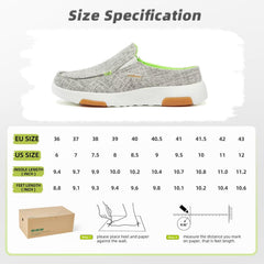 OrthoComfoot grey lime color detail for casual wear