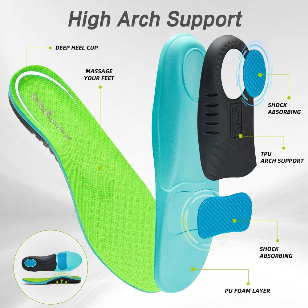 OrthoComfoot massaging gel waves cushion each step