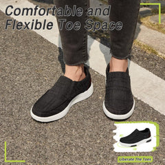 OrthoComfoot EVA midsoles and rubber outsole provide traction on diverse surfaces.