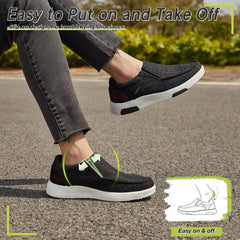 OrthoComfoot lightweight slip-on design for effortless on-off during daily routines.