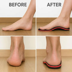 OrthoFlexx Insoles enhance comfort during long walks and standing periods.