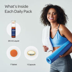 Orthomol Sport serving scoop with daily dose ready