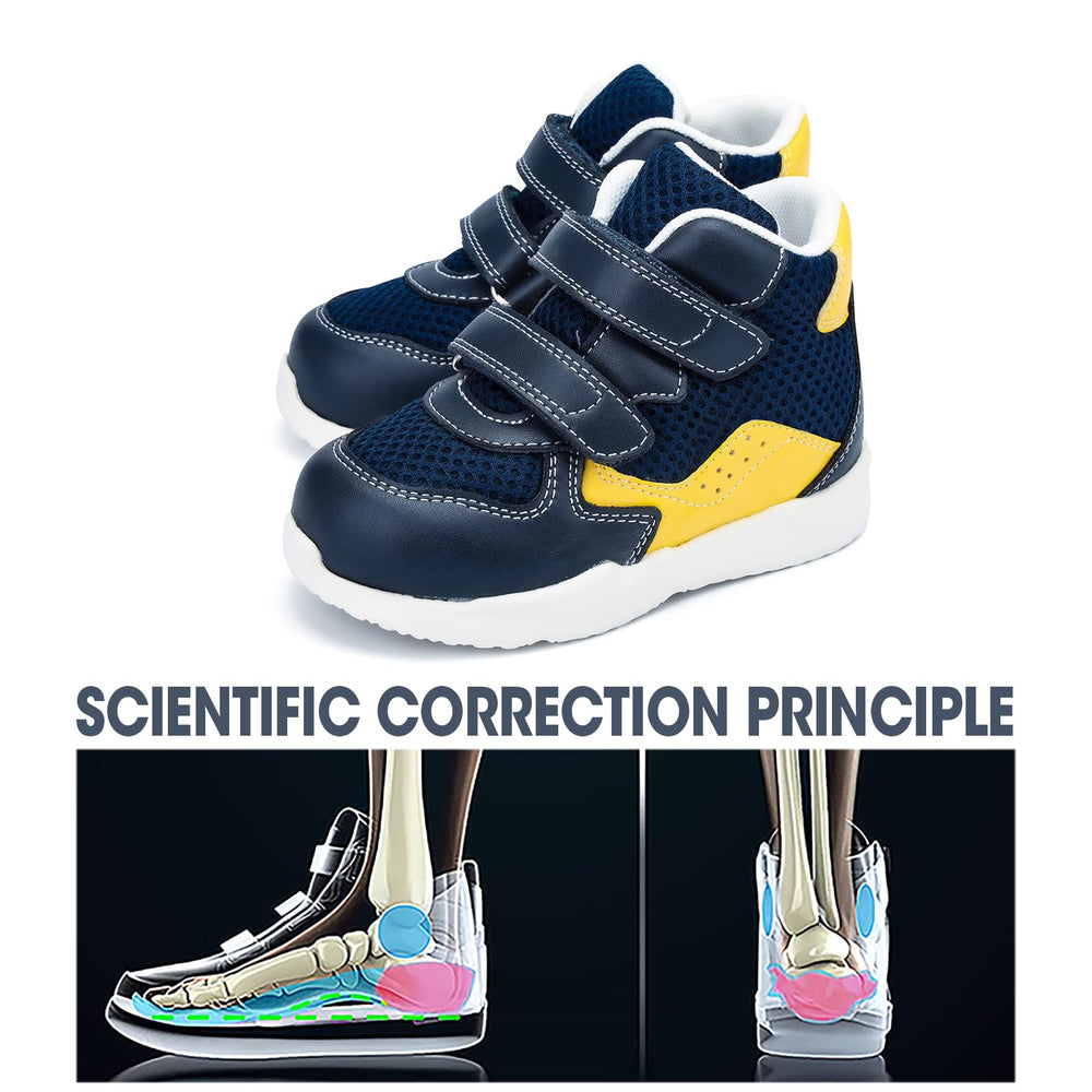 Orthopop Kids orthopedic shoes breathable material view for cool feet.