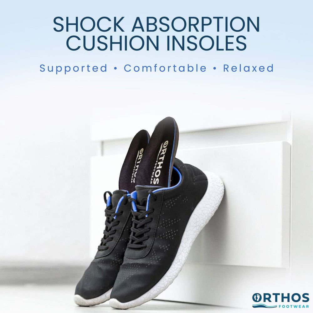 ORTHOS shearling top cover keeps feet warm and cushioned