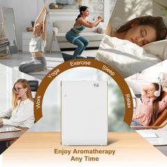 Oscentpro compact design integrated into sleek home office decor