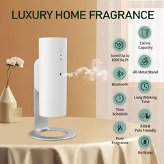 OscentPro diffuser with Bluetooth control for easy phone-based aroma management.