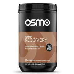 Osmo Rapid Recovery chocolate canister front view for post-workout recovery
