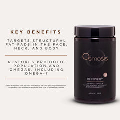 OSMOSIS Recovery facial-volume focus shown in a daily-use capsule.