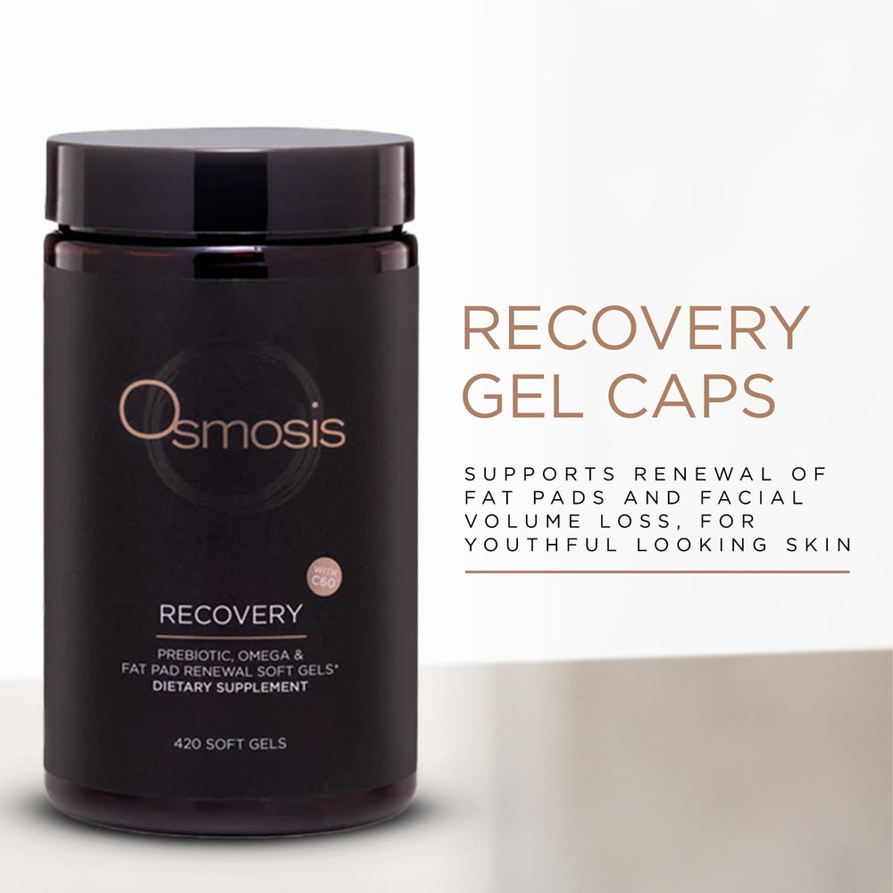 OSMOSIS Recovery fat pads promote facial fullness with probiotic-friendly ingredients.