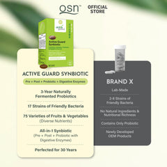 OSN shelf-stable packaging signals travel-friendly daily wellness support