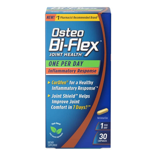 Osteo Bi-Flex One Per Day bottle showing convenient daily capsule for joint support