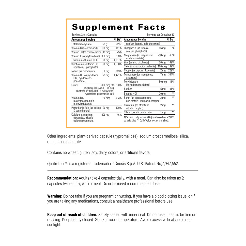 Osteoprime Forte capsules close-up showing easy-to-swallow supplement.