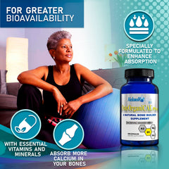 Osteorganical Plus bottle emphasizing D3 and K2 for complete bone nourishment