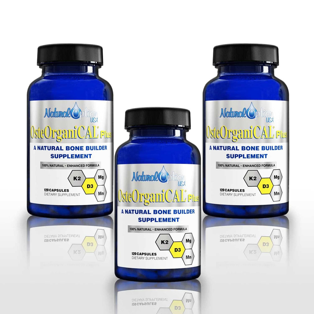 Osteorganical Plus daily-dosing guide emphasizes easy, convenient supplementation