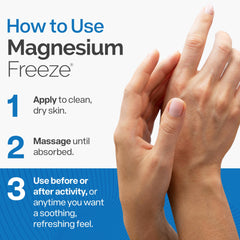 OsteoShield Magnesium Freeze product label details indicating fast absorption.