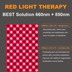 Osunby 660nm deep red LED close-up for targeted skin and comfort sessions.