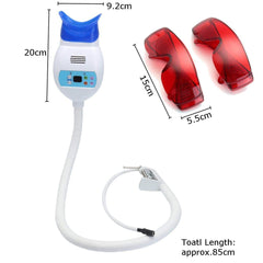 OUBO whitening lamp supports 100-240V input for worldwide compatibility.