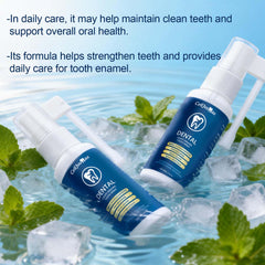 Smoothing sensation after using OUHENGTEK Enamel Care Mouth Spray.