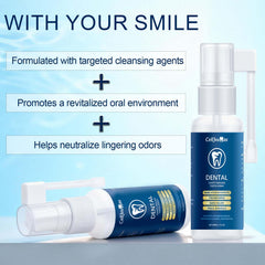 Travel-size OUHENGTEK Mouth Spray ready for trips and commutes.