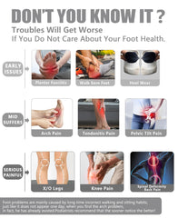 OUOKK foot massage area disperses plantar fascia pressure for comfort.